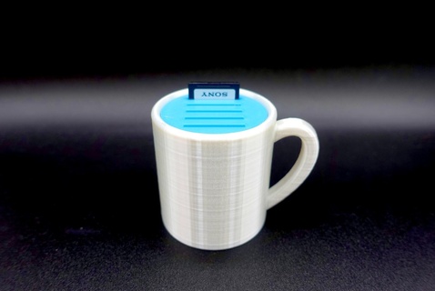 sd kart Kulp destek mini Kahve Kupa araçlar mysticmesh3d organizatör Kahve Kupa sd kart 3d print model - Mito3D