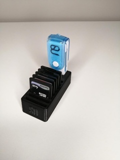 sd card holder rack memory usb stick 3d printer accessories 3d print model - Mito3D