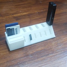 sd carte espace rangement USB microsd 3d print model - Mito3D