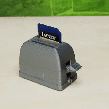 sd kart tost makinası Yazdır yer Kulp destek in 3d print model - Mito3D