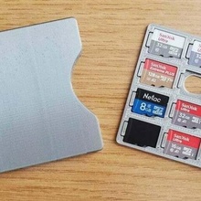 sd micro card case microsd holder photography 3d print model - Mito3D