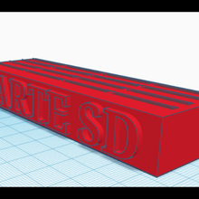 sd x16 titular de la tarjeta casa apoyo equipo 3d print model - Mito3D