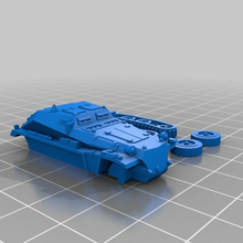 sdkfz 252 fácil impressão automotivo 3d print model - Mito3D