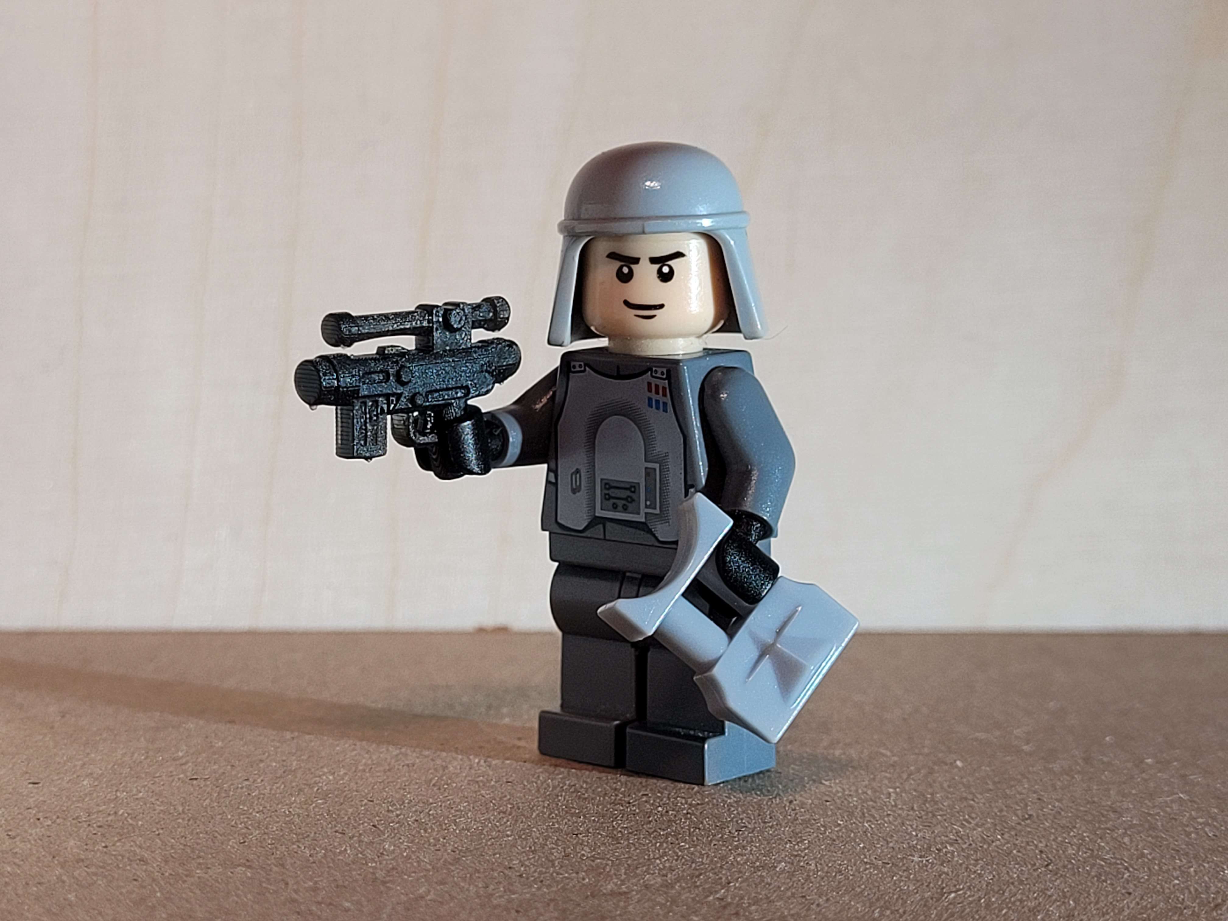 14r pistola bláster Lego compatible guerra Galaxias estrella guerras 3D print model - Mito3D