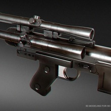 se-14c blaster-Pistole Spiel starwars Requisiten scalemodel cosplay Blastern rogue ein 3d print model - Mito3D