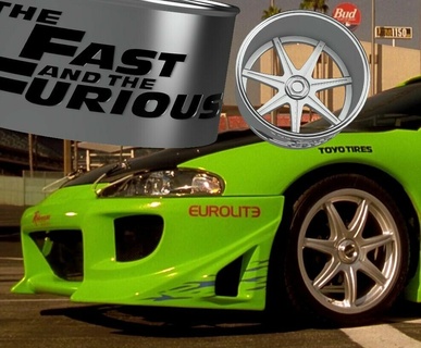 se7en 18-inch wheels fast furious 1 jdm cars eclipse rims deep dish coaster coasters 3d print model - Mito3D