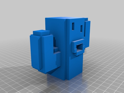 grosse caisse cactus réparer bras vidéo Jeux consoles jeu 3d print model - Mito3D