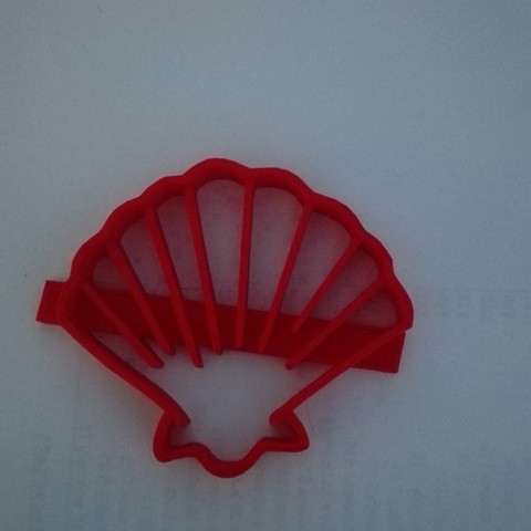 sea shell cookie cutter home cookies 3D print model - Mito3D
