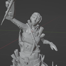 mer voleurs Sirène statue 3d print model - Mito3D