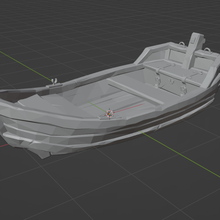 mer voleurs rangée bateau 3d print model - Mito3D