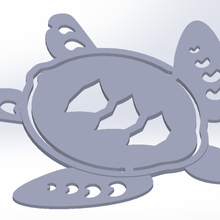 sea turtle book marker gadget animal stl 3d print model - Mito3D