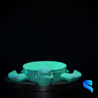 mare tartaruga sapone piatto oceano sott'acqua arredamento casa Casa utile animale 3d print model - Mito3D