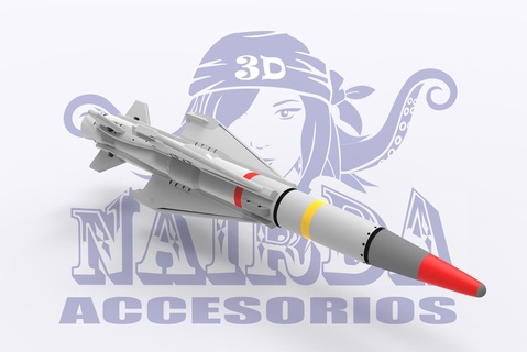 mer Loup missile 1 72 art réplique 3d print model - Mito3D