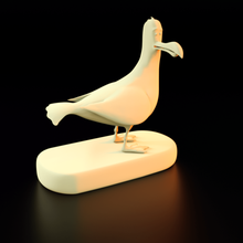 seagull art animal wildlife seagulls prey duck nature claw eagle bird crow flamingo sparrow great horned owl pigeon animals sculptures 3d print model - Mito3D