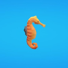 seahorse game 3d print model - Mito3D