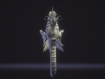 caballo mar submarino animal criatura Arte juguete Oceano vervida sirena marina vida 3d print model - Mito3D