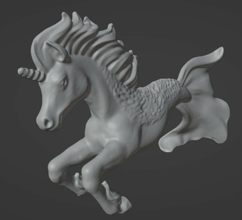 caballo mar hada cuento Oceano criatura animal marinero escuela politécnica alto hipocampo 3d print model - Mito3D