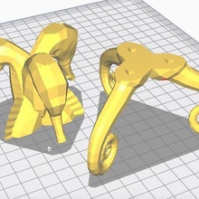 seahorse table architecture polymakerchallenge 3d print model - Mito3D