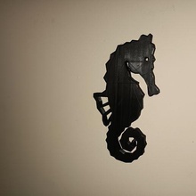 seahorse wall decoration art bricoloup 3d 3d print model - Mito3D