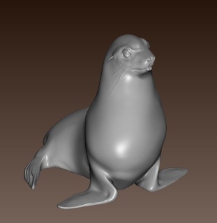 seal sea lion mammal 3d print model - Mito3D