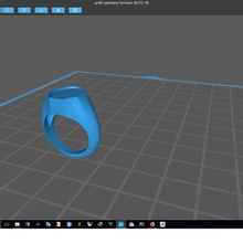 seal ring jewelry 3d print model - Mito3D