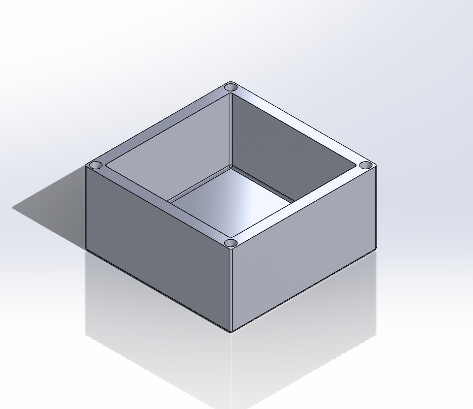 mühürleme Kutu 80x80x45 su geçirmez kapalı Meydan petg 3D print model - Mito3D
