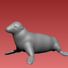 Deniz aslanı Sanat 3dmodel sanatçı 3dprinting stl 3d print model - Mito3D