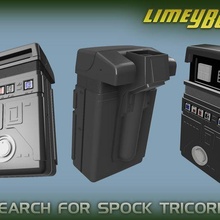 search spock tricorder 3d print model star trek science sensor prop replica sci-fi 3d print model - Mito3D