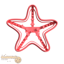 stella marina biscotto taglierina francobollo 3d print model - Mito3D