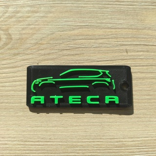 seat ateca key ring car accessories keychain 3d print model - Mito3D