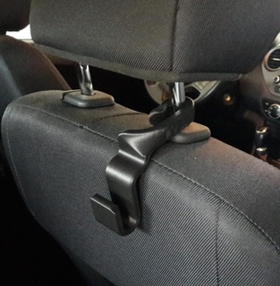 seat bag hook without rehook headrest holder automotive 3d print model - Mito3D