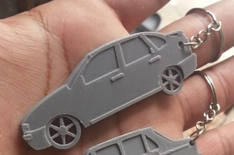 oturma yeri Cordoba anahtarlık anahtar yüzük ayarlama Oto araba kolye 3d print model - Mito3D