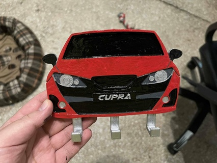 oturma yeri Cupra gadget arabalar anahtar askı oturma yeri Cupra 3d print model - Mito3D