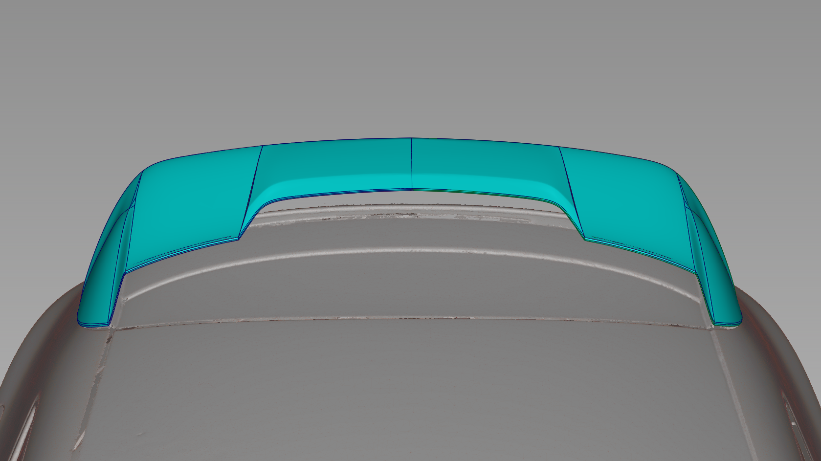 sitz leon cupra 3dr schrägheck rückseite spoiler 400r brüllen ingenieurwesen stil breit körper kit motorhaube cfd scan wagen tuning volkswagen vw 3D print model - Mito3D