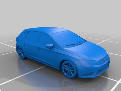 asiento León juego coches tuning detalle 3d print model - Mito3D