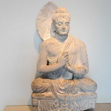 seated buddha art 123d asian catch sculpture scans replicas 3d print model - Mito3D