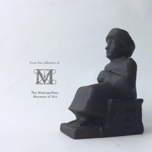 seated statue gudea art 3d print model - Mito3D