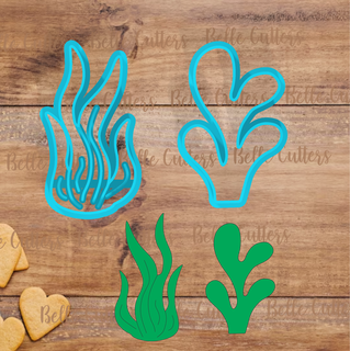 seaweed cutter Home cutterfondant fondant cookie cutter biscuit cortantesgalletas galletitas  3d print model - Mito3D