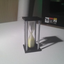 9-12 second hourglass timer game eggtimer sand mechanical toys 3d print model - Mito3D