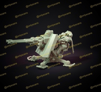 secondborn cannon Game 3d print model - Mito3D