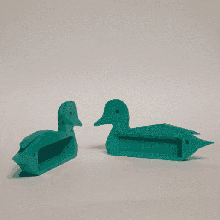 secreto compartimiento lowpoly Pato animal caja envase contenedores 3d print model - Mito3D