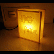 secret lamp harry potter alcancia piggy bank 3d print model - Mito3D