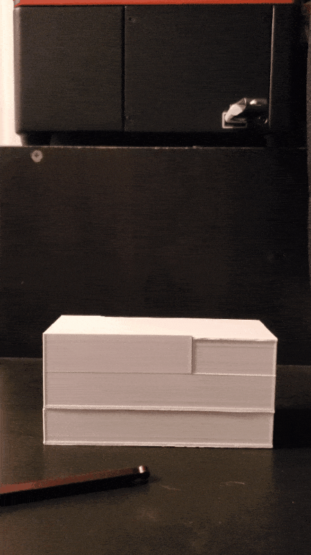 Geheimnis abschließbar Box Spielzeug Magie versteckt Schatz 3D print model - Mito3D