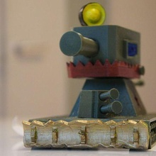 secret soviet heavy tank kv-8 game gerand imaginary ussr toy 3d print model - Mito3D