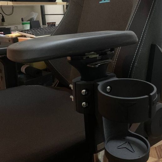 secretlab Tasse Halter Unterstützung Geheimnis Labor Getränk Gaming Stuhl Becher Schreibtisch Zubehör Bier Sprudel Flasche Spieler 3D print model - Mito3D