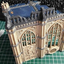 sector administratum compatible railings building kill team imperialis warhammer 40k toy_game_accessories 3d print model - Mito3D