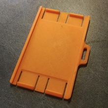 sicurezza distintivo di identificazione del titolare schede secure badgeholder scheda vari 3d print model - Mito3D
