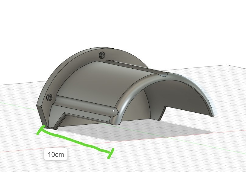 sicurezza telecamera rivelatore riparo tetto 3D print model - Mito3D
