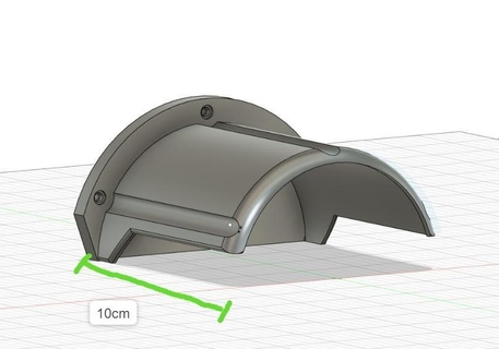 security camera detector shelter roof 3d print model - Mito3D