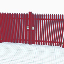 security gate various oo gauge 3d print model - Mito3D
